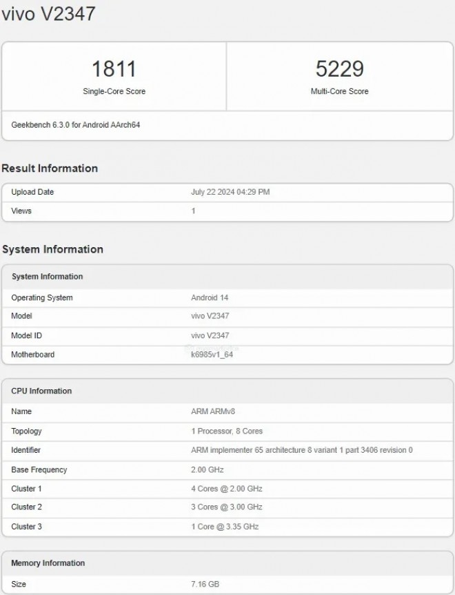 مشخصات ویوو V40 Pro