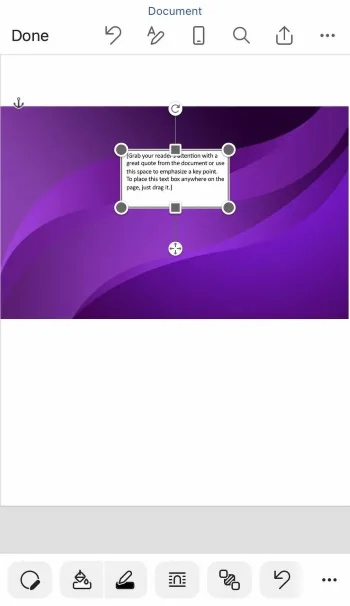 نوشتن متن روی عکس ورد
