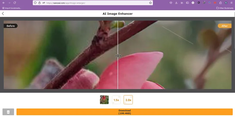 افزایش آنلاین کیفیت تصویر با vanceAI