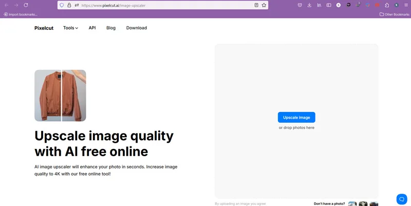 وبسایت pixelcut.ai