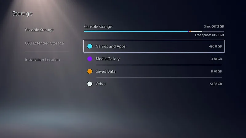 افزایش هارد ps5