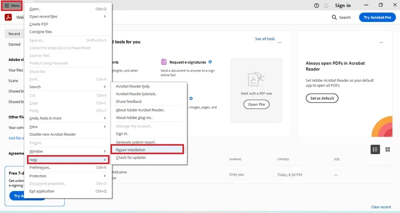 دلیل باز نشدن فایل pdf در کامپیوتر