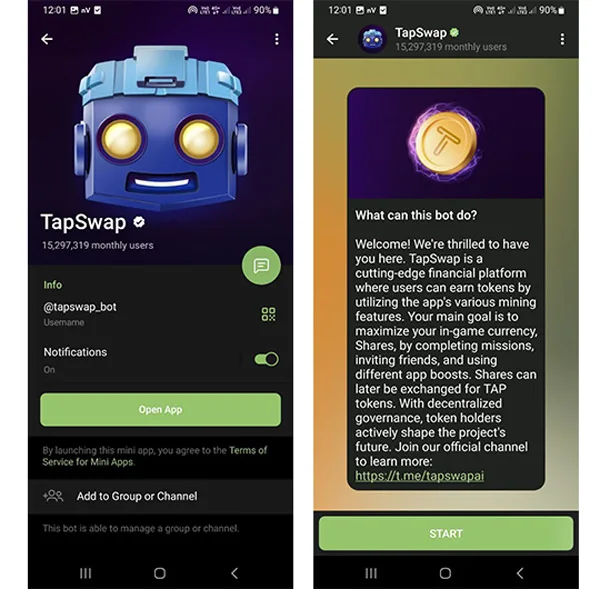 ربات Tapswap
