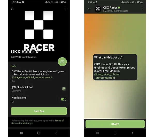 بازی OKX Racer