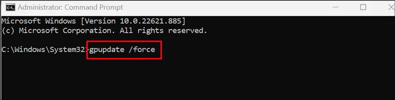 بروزرسانی ویرایشگر Local Group Policy
