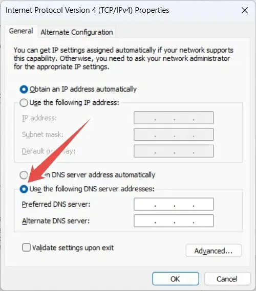 تنظیمات DNS سیستم