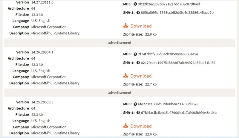  the code execution cannot proceed because was not found