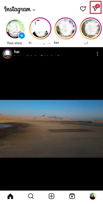 حذف لیست پیشنهادی اینستاگرام
