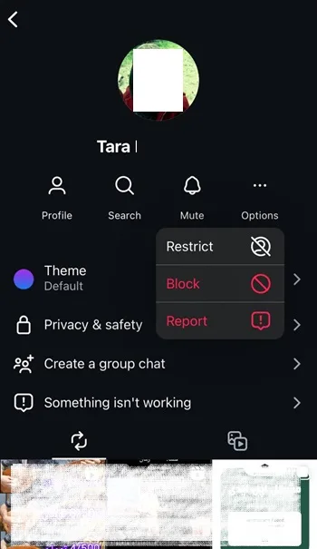 حذف لیست شیر اینستاگرام instagram