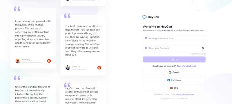 سایت هوش مصنوعی HeyGen