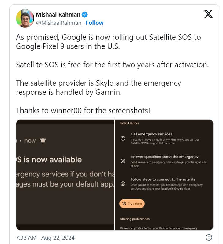 چگونه از قابلیت Satellite SOS استفاده کنیم؟