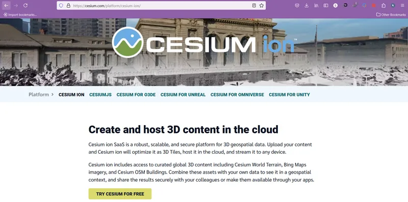 سرویس Cesium Ion