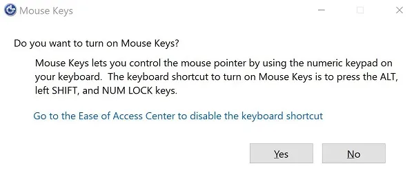 حرکت دادن موس با کیبورد با استفاده از قابلیت Mouse Keys در ویندوز