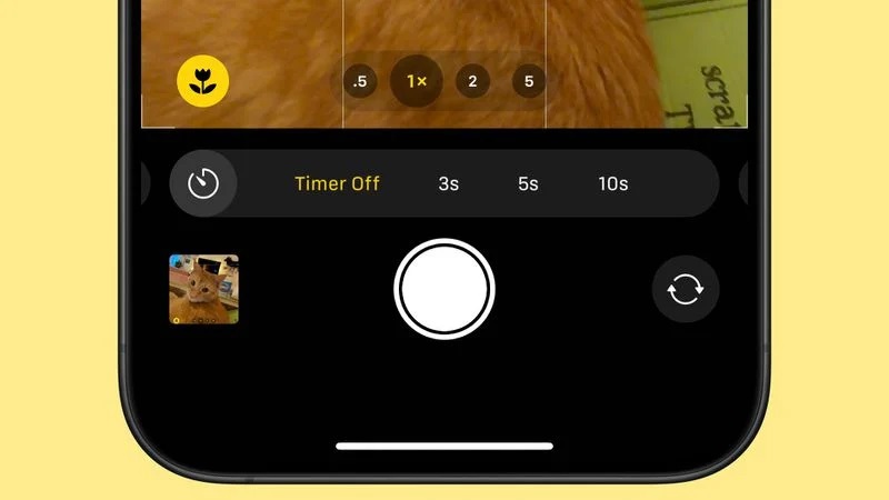 برنامه دوربین در iOS 18
