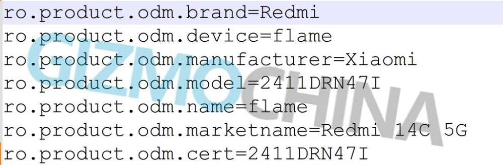 گوشی ارزان قیمت ردمی 14C 5G