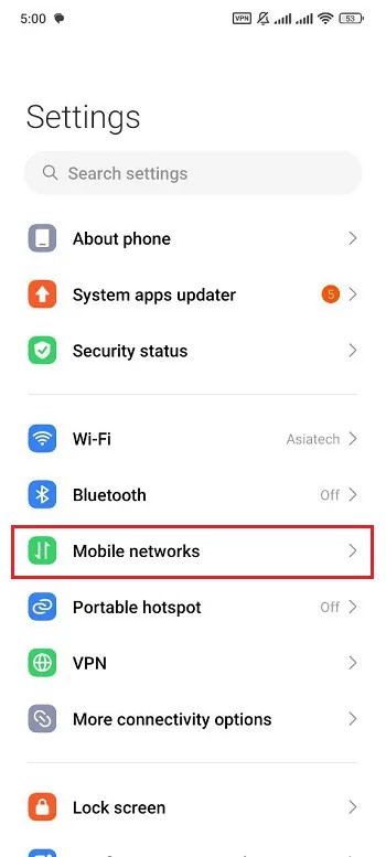 تنظیمات APN (Access Point Name) در اندروید 1
