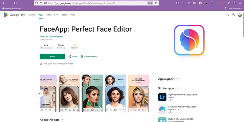 اپلیکیشن FaceApp