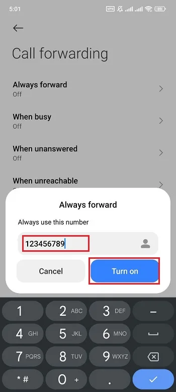 قابلیت Call Forwarding برای اندروید 3