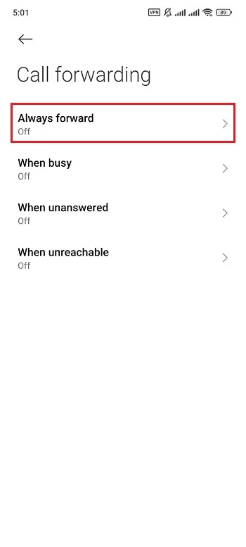 قابلیت Call Forwarding برای اندروید 2