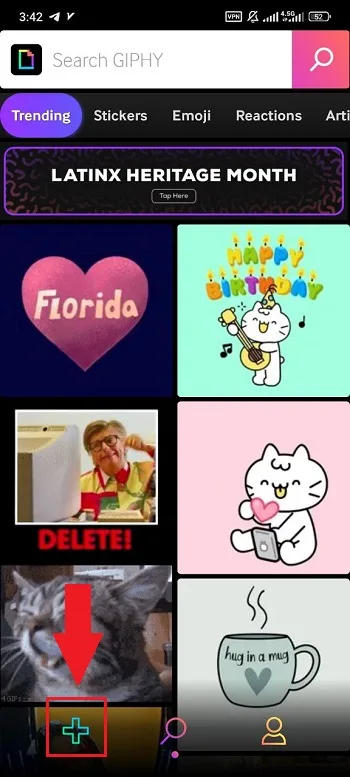 تبدیل فیلم به گیف با Giphy مرحله 1