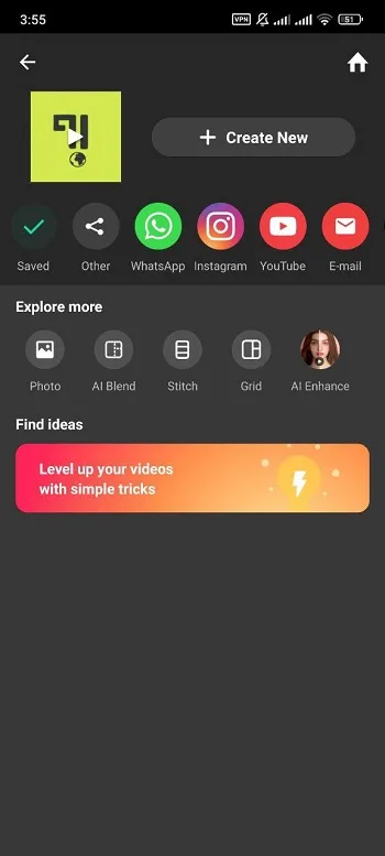تبدیل فیلم به گیف با Inshot مرحله 6