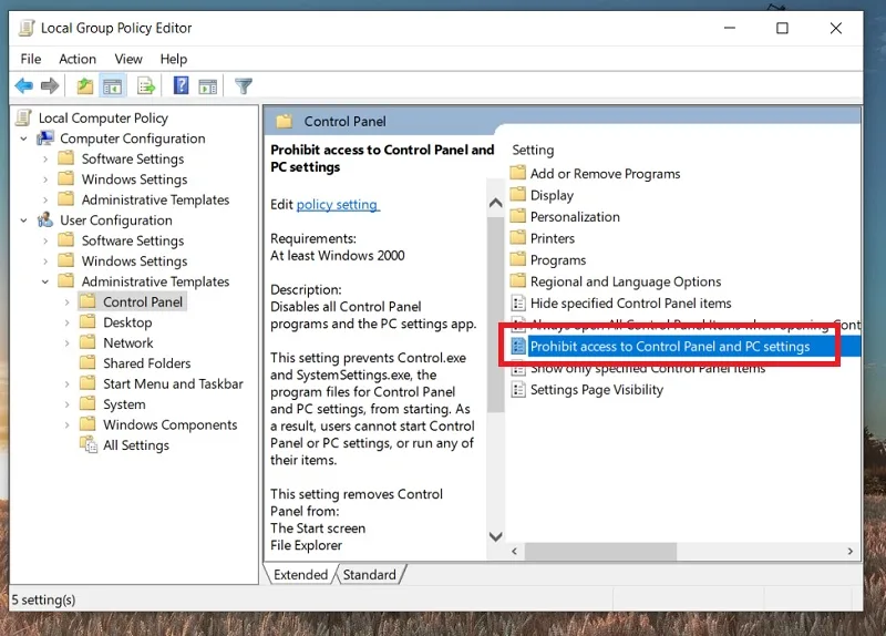 چگونه تنظیمات ویندوز را از طریق Edit group policy باز کنیم؟