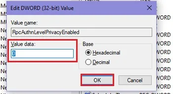 غیرفعال کردن اصلاح رجیستری CVE-2021-1678 مرحله 4
