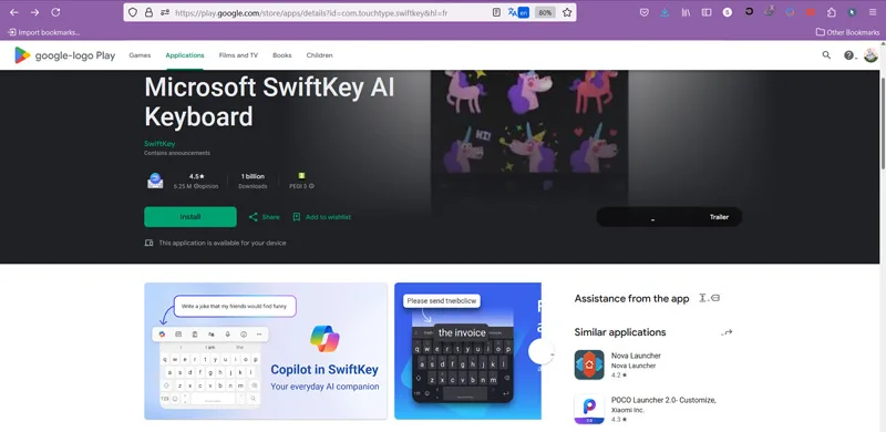 هوش مصنوعی Microsoft SwiftKey Keyboard برای اندروید