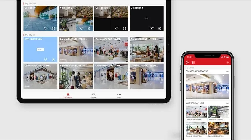 برنامه Hik-Connect، رصد تصاویر زنده با اثر انگشت