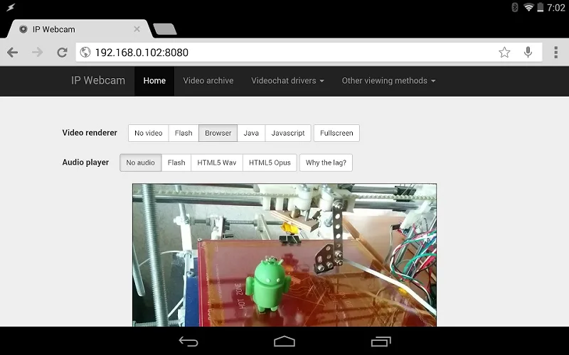 برنامه IP Webcam با قابلیت پشتیبانی از دید در شب