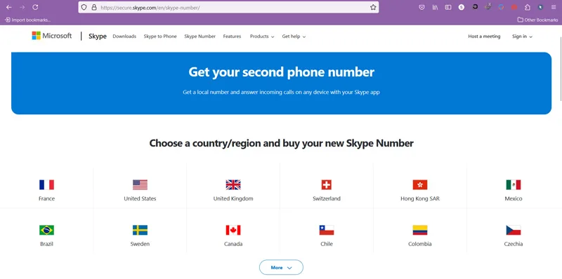 پلتفرم Skype Number