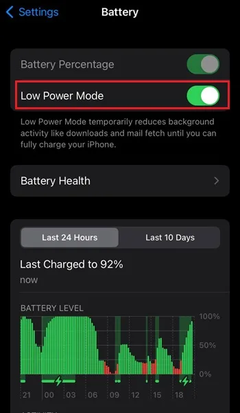 ارور charging on hold ایفون