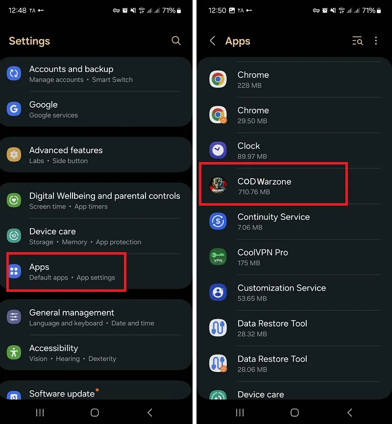 حل مشکل Connecting وارزون با حذف کش بازی 