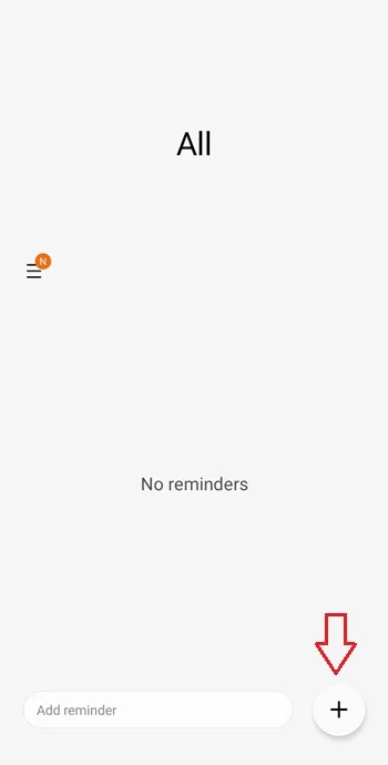 روش استفاده از reminder سامسونگ