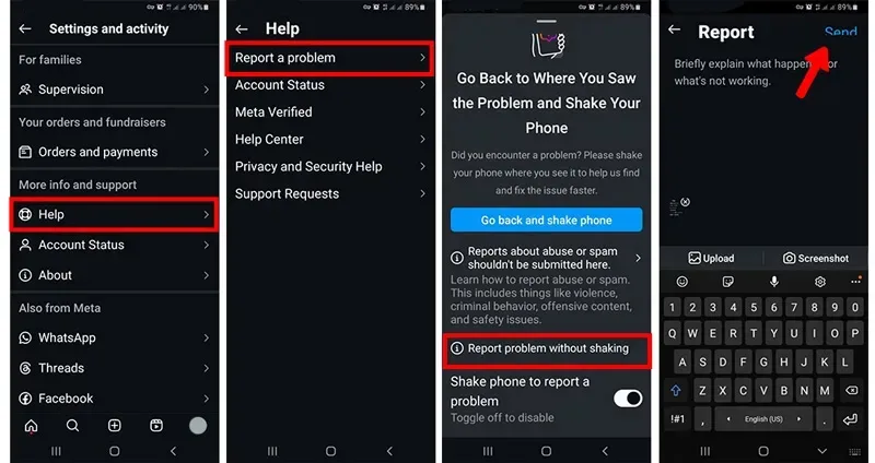 رفع ارور Your request is pending اینستاگرام