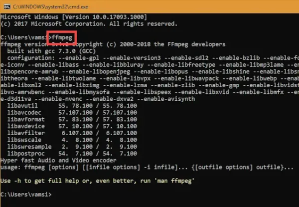اطمینان از نصب کدک های FFMPEG برای دانلود ترک های اسپاتیفای