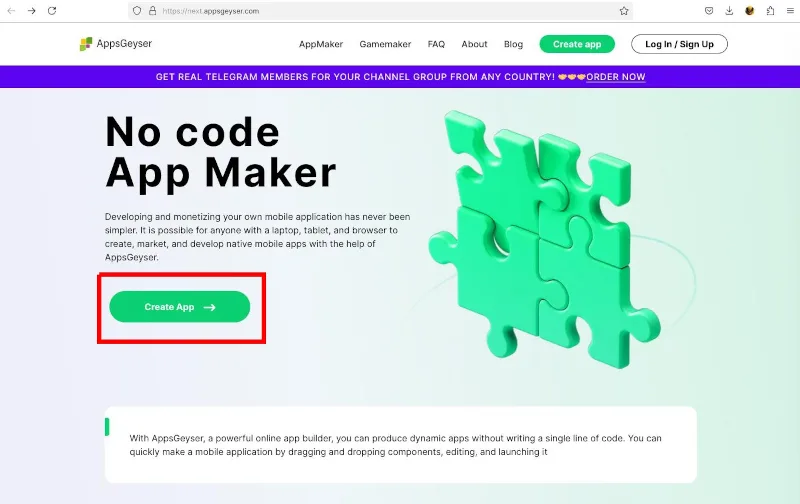 استفاده از وب سایت AppGeyser برای تبدیل وب سایت به اپلیکیشن