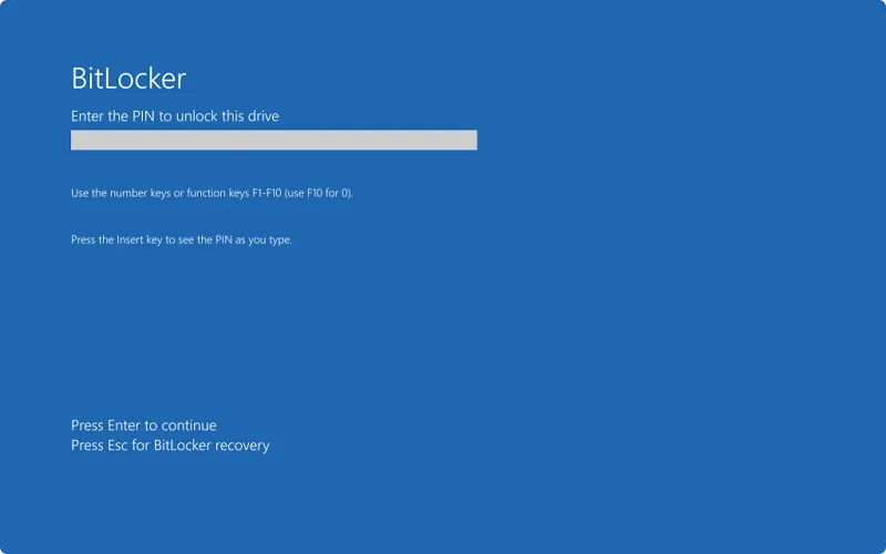 حل مشکل BitLocker در ویندوز 11