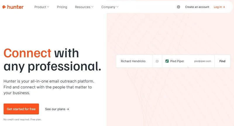 یافتن افراد با استفاده از شماره تلفن یا ایمیل با ابزارهای خاص مانند Hunter.io