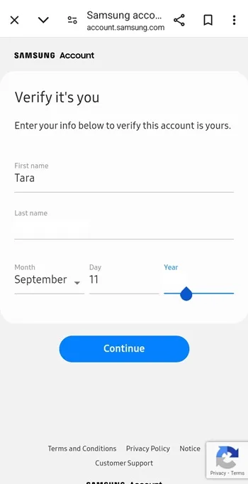 حل مشکل اکانت سامسونگ بعد از ریست