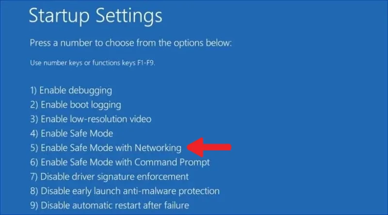 فعال کردن حالت safe mode در ویندوز