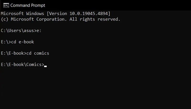 رفع مشکل اکسترکت نشدن فایل ها در command prompt