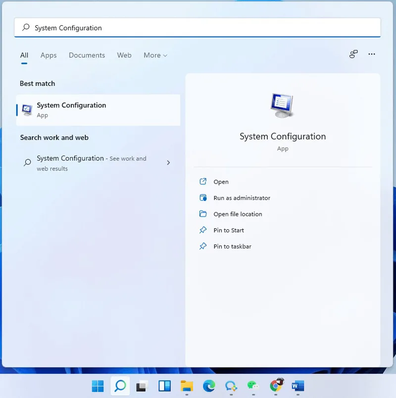 اجرای Clean Boot برای حل اکسترکت نشدن فایل زیپ در ویندوز
