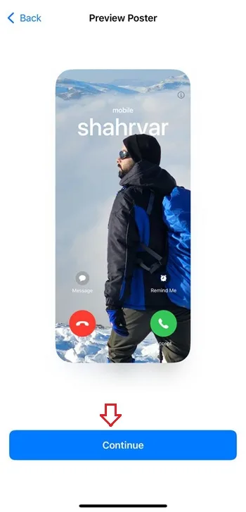 گذاشتن عکس روی صفحه تماس ایفون