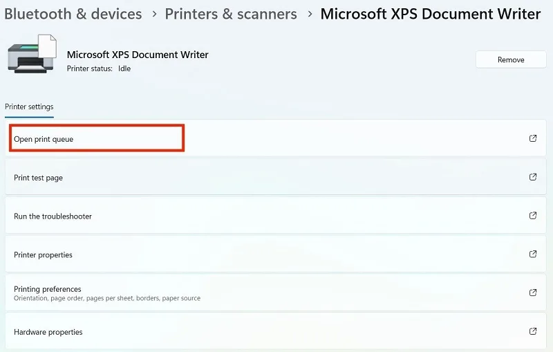 لغو پرینت های قبلی در windows 11 و 10
