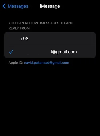 روش رفع ارور iMessage Activation