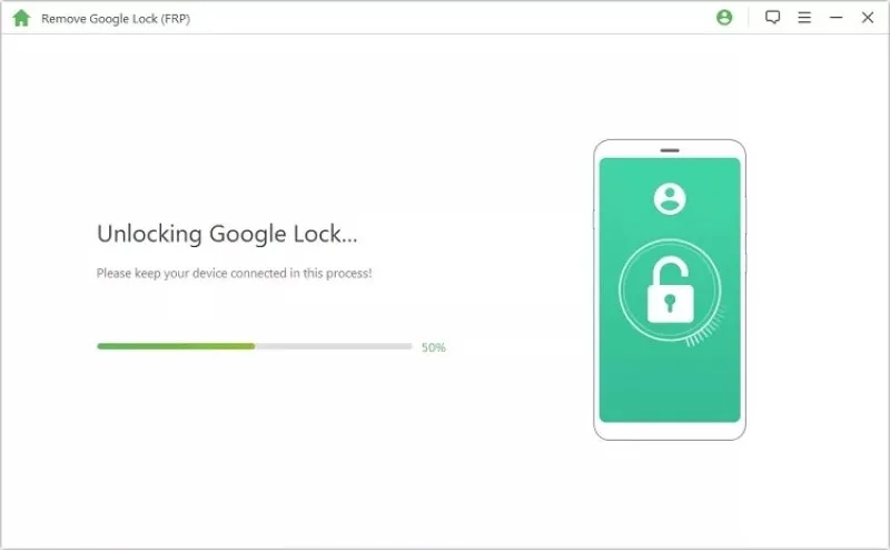 unlocking process یا دورزدن FRP با iMyFone LockWiper