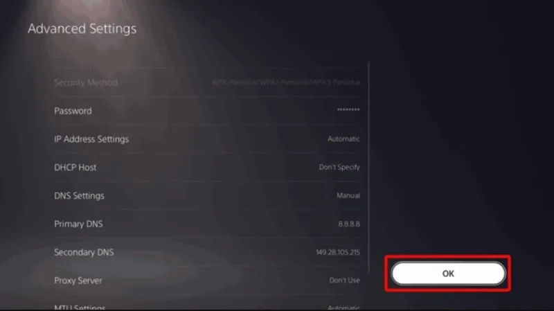 واردکردن dns های جایگزین برای رفع ارور های کالاف دیوتی وارزون ps4