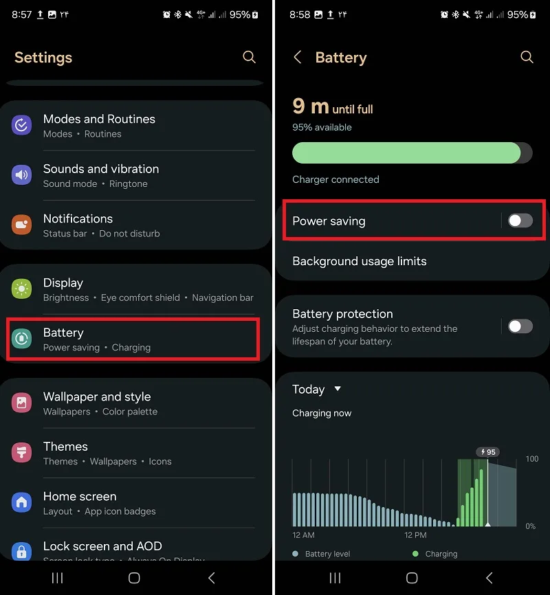 حالت Power saving یا Data Saver و ارتباط آن با رفع مشکل تماس صوتی تلگرام
