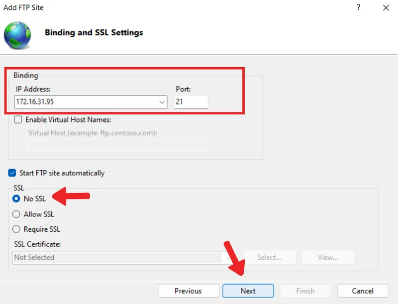 راه اندازی FTP Server در ویندوز 11